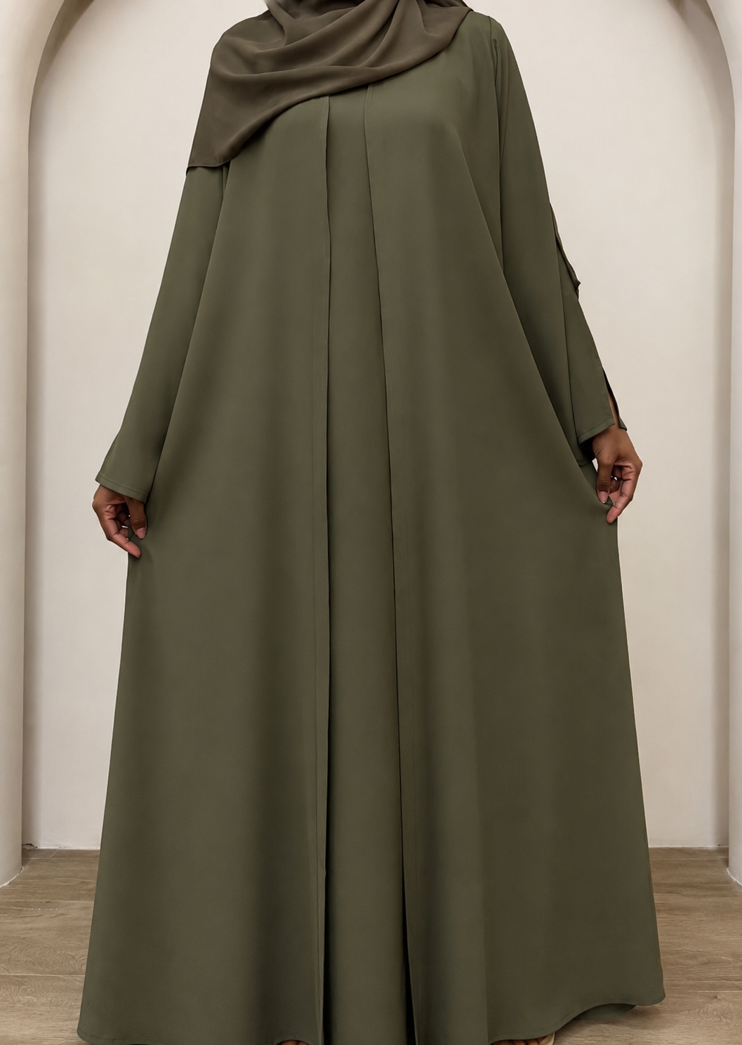 Forest Green Abaya