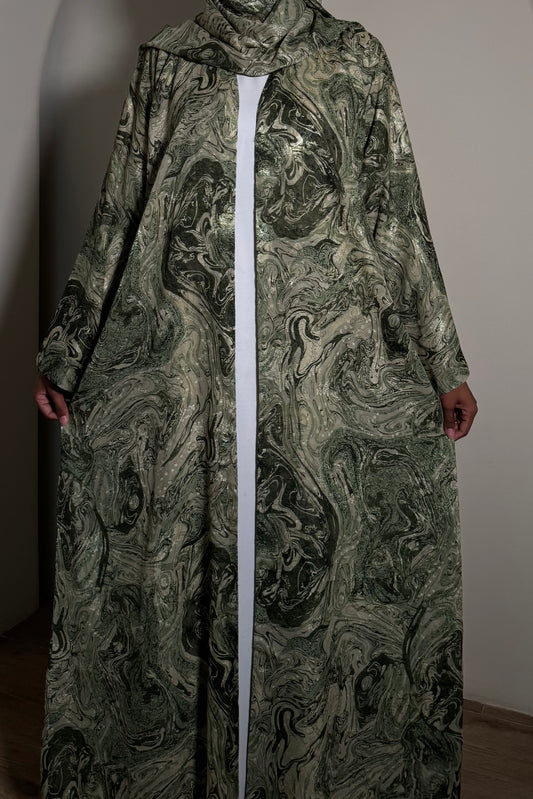 Olive Mirage Abaya