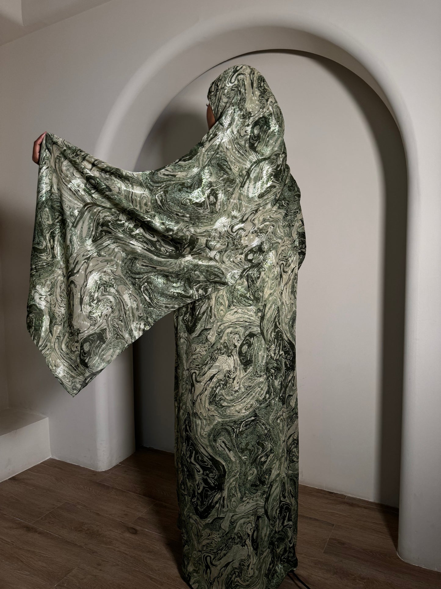Olive Mirage Abaya