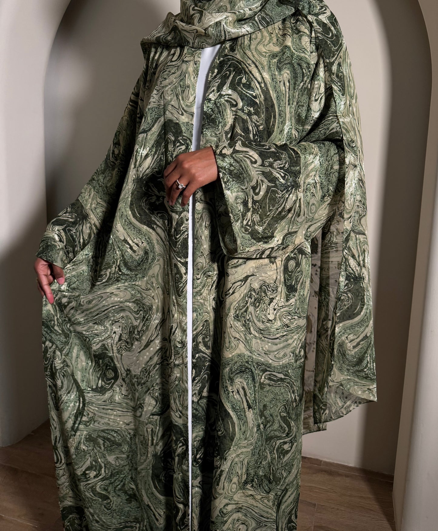 Olive Mirage Abaya
