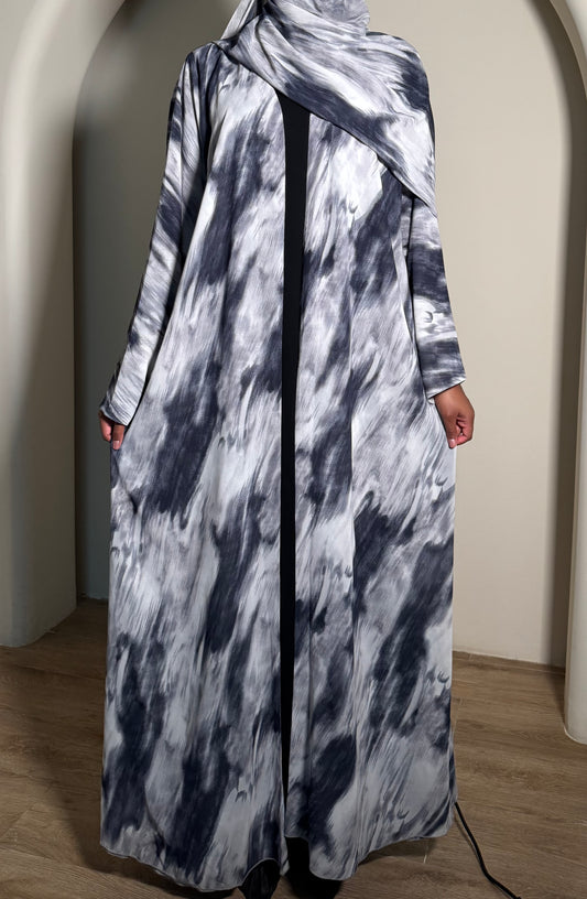 Storm Marble Abaya
